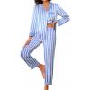 Blue and White Stripes