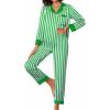 Green and White Stripes