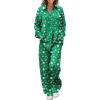 Green Christmas Snowflakes