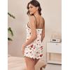 imageEkouaer 2 Pack Womens Cami Pajama Sets Cute Print Tank Top Pjs and Shorts Camisole Lounge SetCute Heartcute Dog