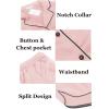 imageEkouaer Womens Silk Satin Pajamas Set Short Sleeve Sleepwear Button Down Loungewear 2 Piece Pjs Shorts Set S5XLDark Pink