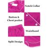 imageEkouaer Womens Silk Satin Pajamas Set Short Sleeve Sleepwear Button Down Loungewear 2 Piece Pjs Shorts Set S5XLHot Pink