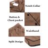 imageEkouaer Womens Silk Satin Pajamas Set Short Sleeve Sleepwear Button Down Loungewear 2 Piece Pjs Shorts Set S5XLLight Brown