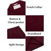 imageEkouaer Womens Silk Satin Pajamas Set Short Sleeve Sleepwear Button Down Loungewear 2 Piece Pjs Shorts Set S5XLWine Red