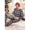 imageEkouaer Mens Long Johns Thermal Underwear Comfy Soft Elastic Fabric Base Layer Set Cold Weather Warm Top and BottomReindeer Snowflake