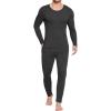 imageEkouaer Mens Long Johns Thermal Underwear Comfy Soft Elastic Fabric Base Layer Set Cold Weather Warm Top and BottomDeep Grey