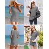 imageEkouaer 3 Pack Women Soft Maternity Shirts Ribbed Knit Pregnancy Tops Curved Hem Postpartum Tees Short Sleeve Pregnant TshirtBlackLight GreyDirty Pink