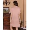 imageEkouaer Button Down Nursing Nightgown V Neck Breastfeeding Dress Short Sleeve Classic Maternity PajamasPink