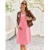 imageEkouaer Maternity Nursing Dress Nightgown Labor and Delivery Gown Sleeveless Pregnancy Breastfeeding DressesBlush Pink
