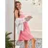 imageEkouaer Maternity Nursing Dress Nightgown Labor and Delivery Gown Sleeveless Pregnancy Breastfeeding DressesBlush Pink