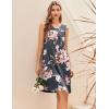imageEkouaer Maternity Nursing Dress Nightgown Labor and Delivery Gown Sleeveless Pregnancy Breastfeeding DressesGrey Floral