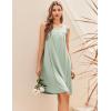 imageEkouaer Maternity Nursing Dress Nightgown Labor and Delivery Gown Sleeveless Pregnancy Breastfeeding DressesSage Green