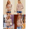 imageEkouaer Maternity Shirts 3 Packs Women Long Sleeve Pregnancy Tee Tops Tunic Blouse Ribbed Side Ruched Mama Clothes SXXLBlackDirty PinkGrey