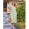imageEkouaer Nightgowns for Women Sleeveless Night Gown Victorian Sleep Shirt with Pockets Ladies Pjs Lace Trim Sleepwear SXXLGreen Yellow Flowers