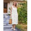 imageEkouaer Nightgowns for Women Sleeveless Night Gown Victorian Sleep Shirt with Pockets Ladies Pjs Lace Trim Sleepwear SXXLPink Purple Flower