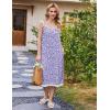 imageEkouaer Nightgowns for Women Sleeveless Night Gown Victorian Sleep Shirt with Pockets Ladies Pjs Lace Trim Sleepwear SXXLPurple Dots