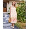 imageEkouaer Nightgowns for Women Sleeveless Night Gown Victorian Sleep Shirt with Pockets Ladies Pjs Lace Trim Sleepwear SXXLWatercolor Flowerspink