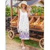 imageEkouaer Nightgowns for Women Sleeveless Night Gown Victorian Sleep Shirt with Pockets Ladies Pjs Lace Trim Sleepwear SXXLWatercolor Flowerspurple