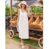 imageEkouaer Nightgowns for Women Sleeveless Night Gown Victorian Sleep Shirt with Pockets Ladies Pjs Lace Trim Sleepwear SXXLWhite