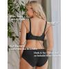 imageEkouaer Nursing Bra Wavy Breastfeeding Bras for Women Seamless Maternity Support Wireless Pregnancy Sleep BraletteBlack
