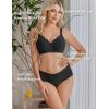 imageEkouaer Nursing Bra Wavy Breastfeeding Bras for Women Seamless Maternity Support Wireless Pregnancy Sleep BraletteBlack