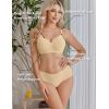 imageEkouaer Nursing Bra Wavy Breastfeeding Bras for Women Seamless Maternity Support Wireless Pregnancy Sleep BraletteMaple Sugar