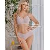 imageEkouaer Nursing Bra Wavy Breastfeeding Bras for Women Seamless Maternity Support Wireless Pregnancy Sleep BralettePink