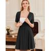 imageEkouaer Nursing Nightgown 3 in 1 LaborDeliveryHospital Gown Maternity Dress Ribbed Knit Breastfeeding Sleepwear SXXLBlack