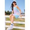 imageEkouaer Tank Nightgowns for Women Sleeveless Sleep Dress Crew Neck Sleep Shirt Comfy Pajama DressColorful Tiedye