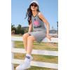 imageEkouaer Tank Nightgowns for Women Sleeveless Sleep Dress Crew Neck Sleep Shirt Comfy Pajama DressLight Gray Sleep
