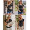 imageEkouaer Womens Maternity Shirts 3 Packs Flying Short Sleeve Pregnancy Tops Side Ruched Tunic Blouse Mama Clothes SXXLPink  Floral Black  Lake Green3pcs