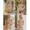 imageEkouaer Womens Maternity Shirts 3 Packs Nursing Tops Flying Short Sleeve Breastfeeding Tees Side Ruched Pregnancy ClothesLight Grey  Black  Khaki3pcs