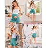 imageEkouaer Womens Maternity Shorts Over The Belly Pregnancy Lounge Summer Workout Running Pajama Sleep Short with Pockets SXXLGreen