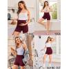 imageEkouaer Womens Maternity Shorts Over The Belly Pregnancy Lounge Summer Workout Running Pajama Sleep Short with Pockets SXXLMaroon