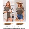 imageEkouaer Womens Pajama Sets Short Sleeve Short Sets 2 Piece Sleepwear Soft Lounge Sets with PocketSXXLBrown