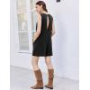 imageEkouaer Womens Romper Summer Sleeveless Jumpsuit Casual Short Overalls with Pocket 2025Black