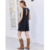 imageEkouaer Womens Romper Summer Sleeveless Jumpsuit Casual Short Overalls with Pocket 2025Navy