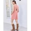 imageEkouaer Womens Romper Summer Sleeveless Jumpsuit Casual Short Overalls with Pocket 2025Pink