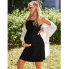 imageEkouaer Womens Sleeveless Nursing Dress Summer Breastfeeding Dresses Adjustable Strap Maternity ClothesBlack