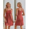 imageEkouaer Womens Sleeveless Nursing Dress Summer Breastfeeding Dresses Adjustable Strap Maternity ClothesCaramel