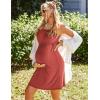 imageEkouaer Womens Sleeveless Nursing Dress Summer Breastfeeding Dresses Adjustable Strap Maternity ClothesCaramel
