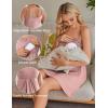imageEkouaer Womens Sleeveless Nursing Dress Summer Breastfeeding Dresses Adjustable Strap Maternity ClothesPink