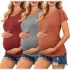 Caramel / Grey / Wine Red(3pcs)