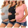 Light Grey / Black / Orange Pink(3pcs)