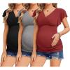 Black / Grey / Wine Red(3pcs)