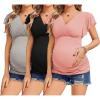 Light Grey / Black / Orange Pink(3pcs)