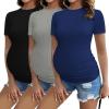 3pcs Black/ Grey/ Navy Blue