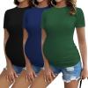 3pcs Black/ Navy Blue/ Dark Green