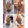 imageEkouaer Womens Maternity Shirts Short Sleeve 3 Packs Crew Neck Pregnancy Tee Tops Tunic Blouse Soft Mama Clothes SXXL3pcs Black  Brown  Khaki