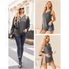 imageEkouaer Womens Maternity Nursing Tank Tops Sleeveless Breastfeeding Shirts Double Layer Summer Pregnancy ClothesAgrey